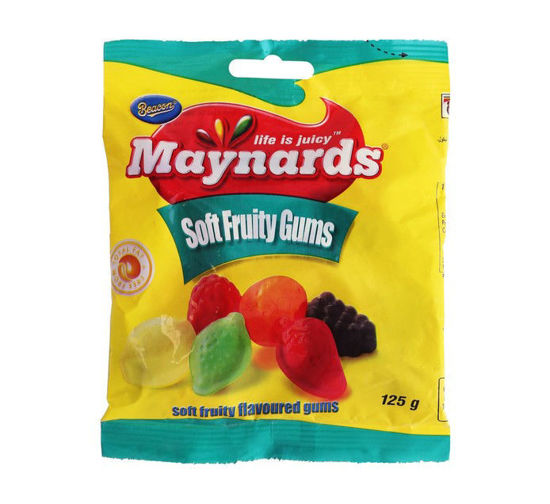 Picture of MAYNARDS SOFT FRUIT GUMS 125G