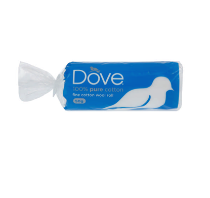 Picture of DOVE COTTON WOOL ROLL 50G