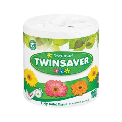 Picture of TWINSAVER 1PLY TOILET PAPER 1'S