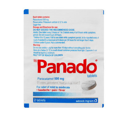 Picture of PANADO TABLETS 2'S